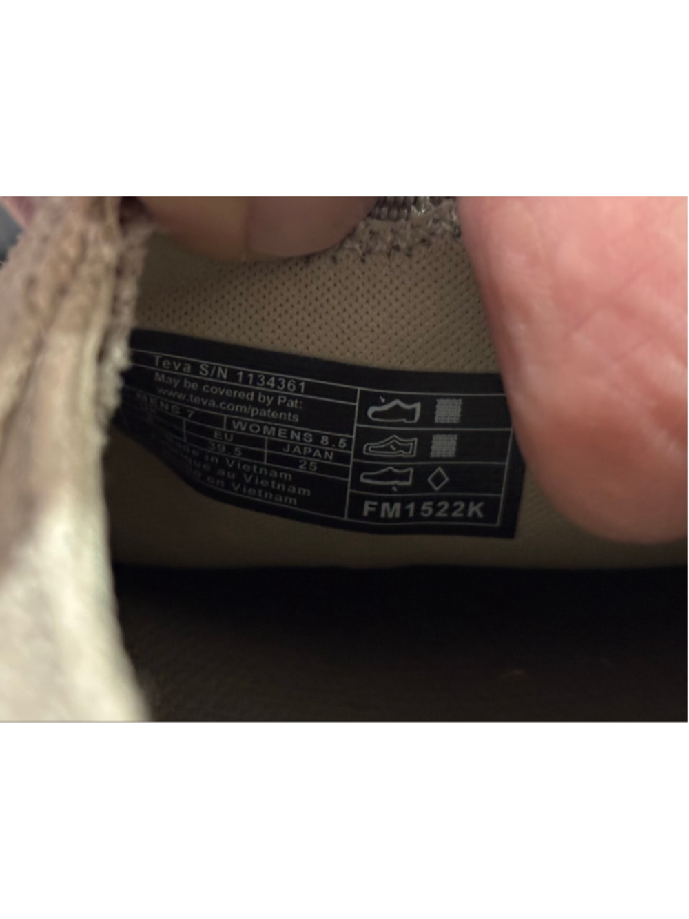 NWOT Teva Terra Canyon Canvas Beige Low Top Sneakers Women's 8.5 / Men's 7 - Picture 9 of 9